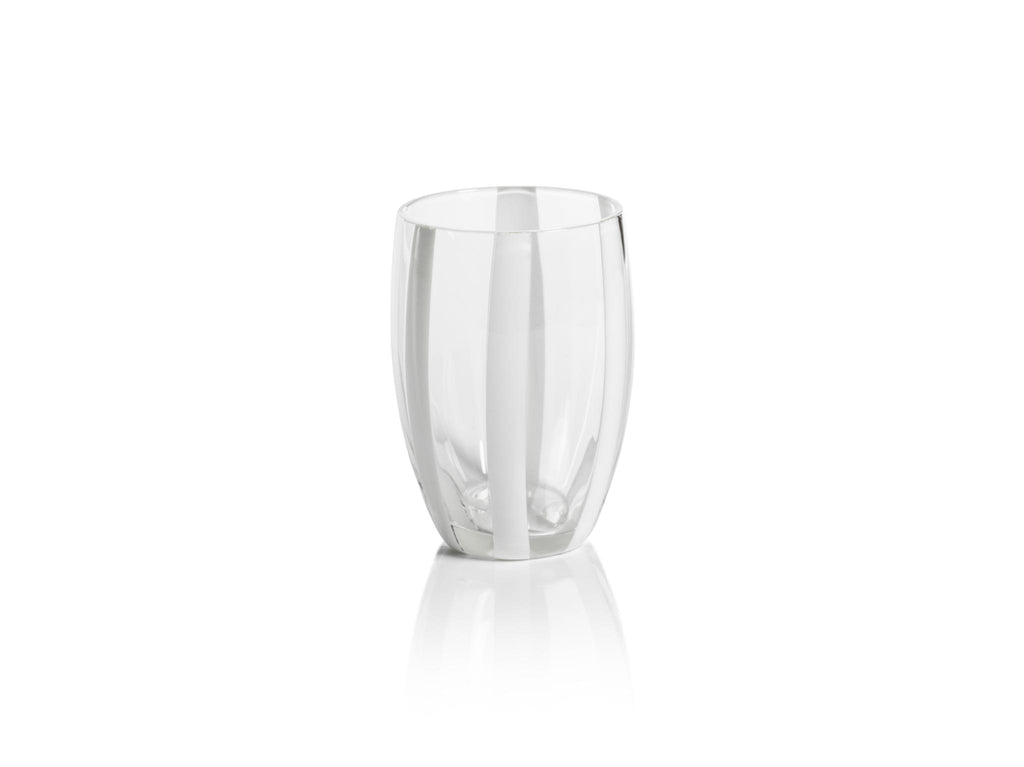 Zodax Clear Pesaro Stemless Glasses, Set of 4