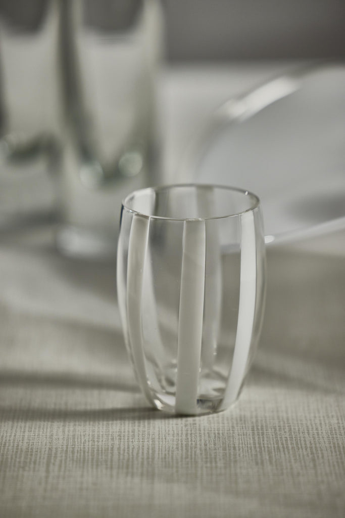 Zodax Clear Pesaro Stemless Glasses, Set of 4