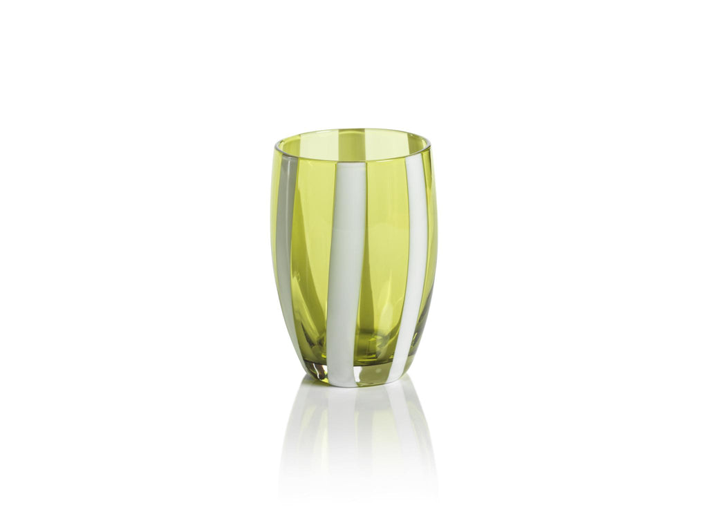 Zodax Green Pesaro Stemless Glasses, Set of 4