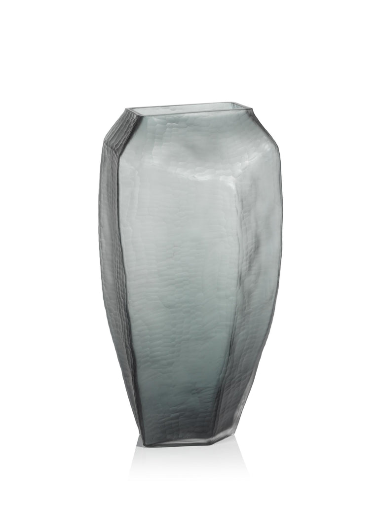 Zodax Large Beckton Cut Glass Vase