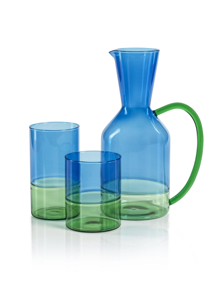 Zodax Renell Two-Toned Glass Pitcher