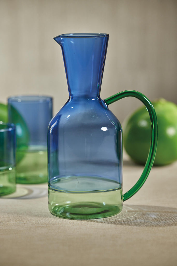 Zodax Renell Two-Toned Glass Pitcher