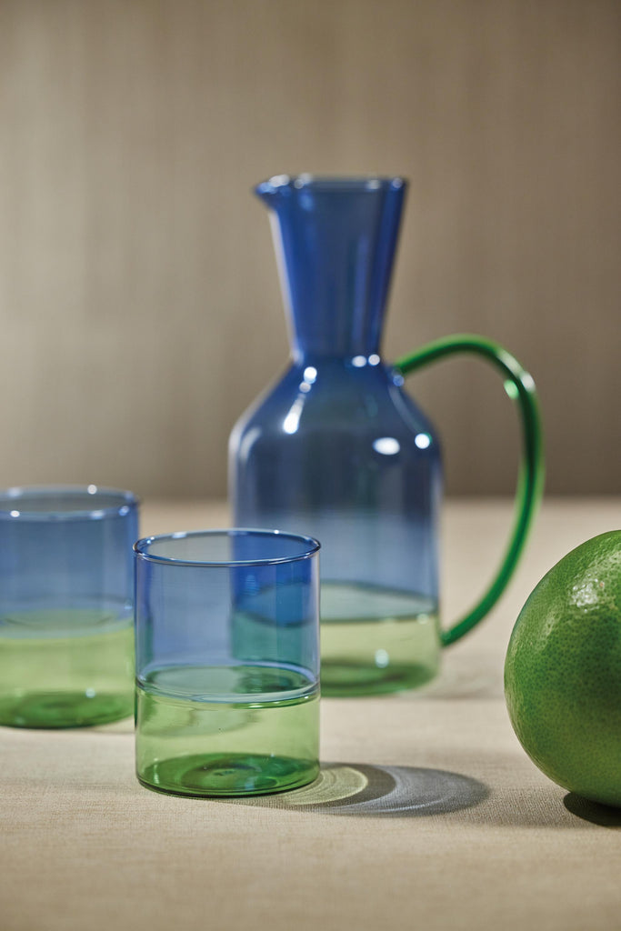 Zodax Renell Two-Toned Glass Pitcher