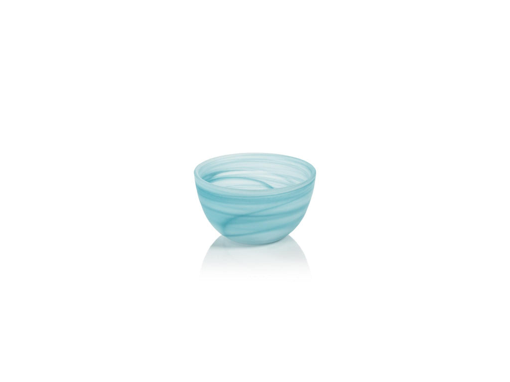 Zodax 4" Barren Alabaster Glass Bowls, Set of 4