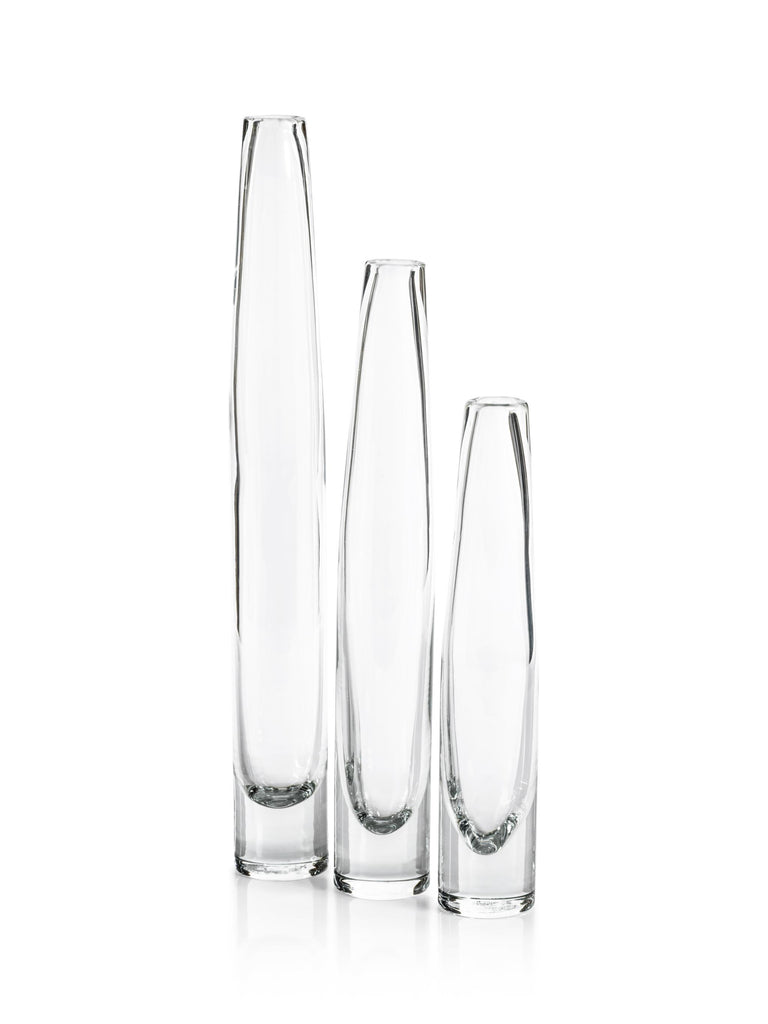 Zodax Large Torcy Slim Clear Vase