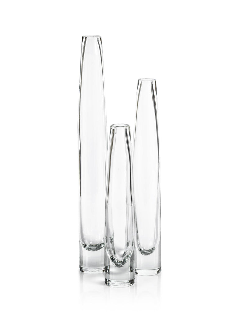 Zodax Large Torcy Slim Clear Vase