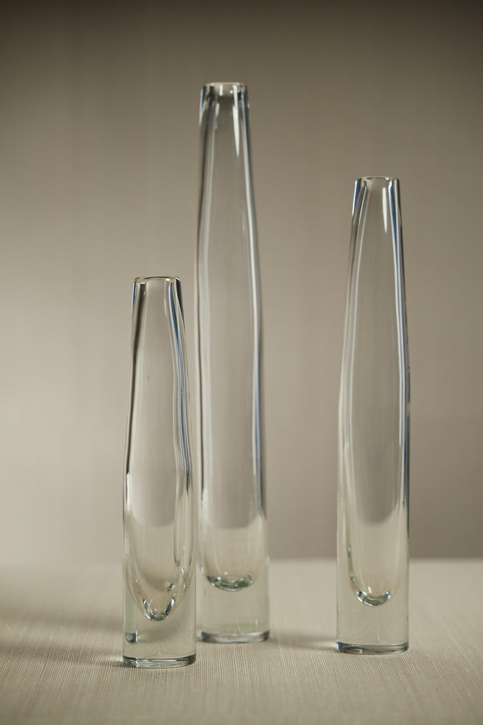 Zodax Medium Torcy Slim Clear Vase