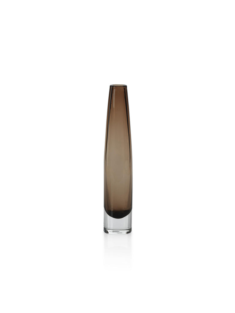 Zodax Small Torcy Slim Taupe Vase