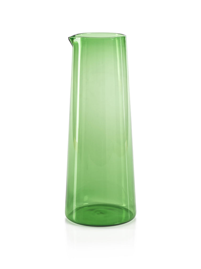 Zodax Fern Green Lorient Glass Pitcher