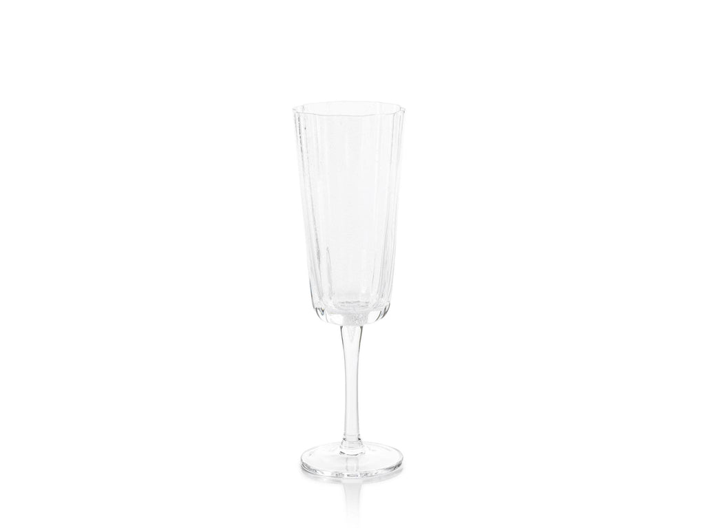 Zodax Forli Bubble Champagne Flutes, Set of 4