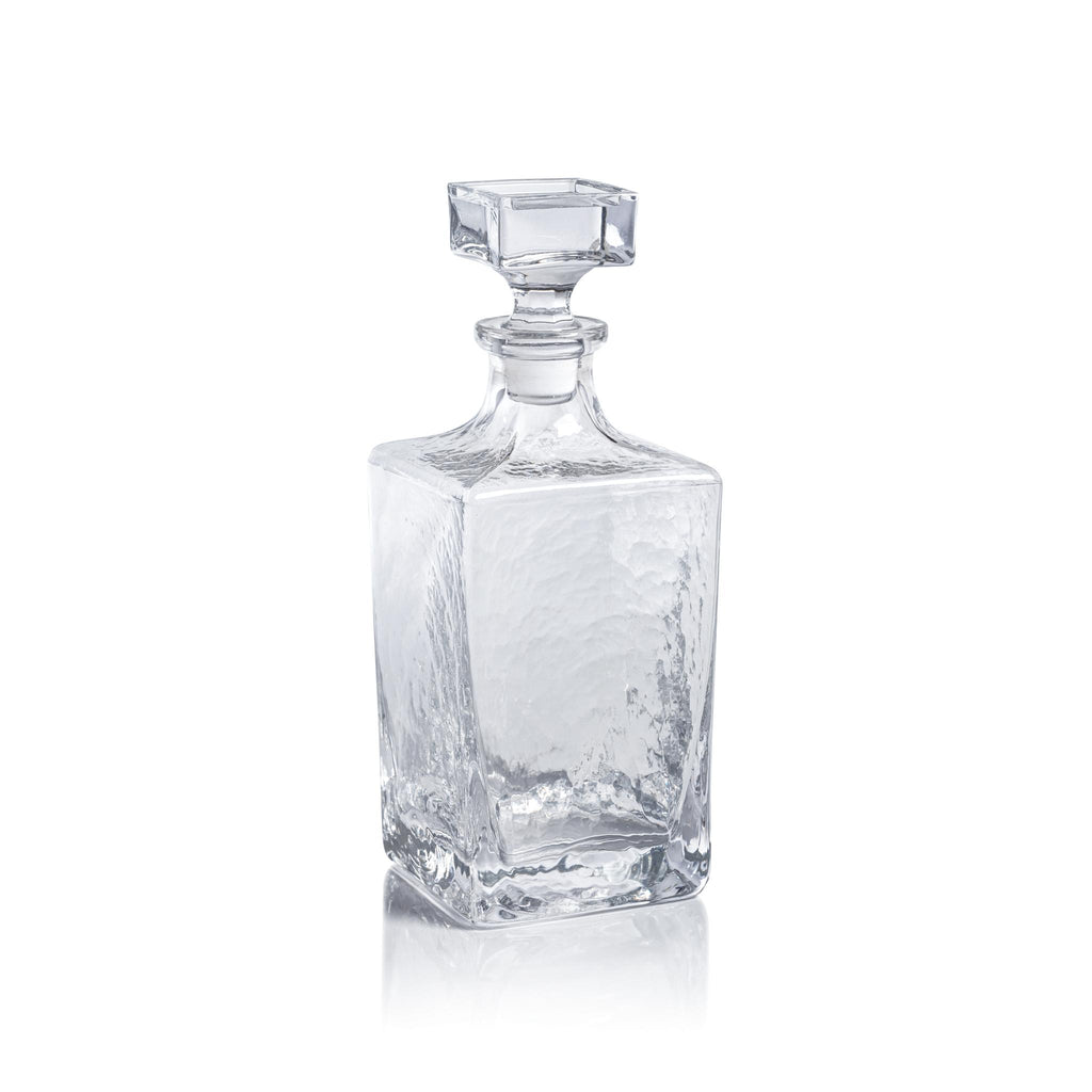 Zodax Puertollano Hammered Glass Decanter