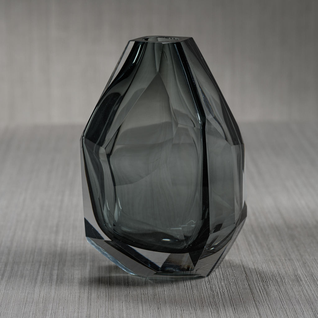 Zodax Getxo Faceted Artistry Glass Vase