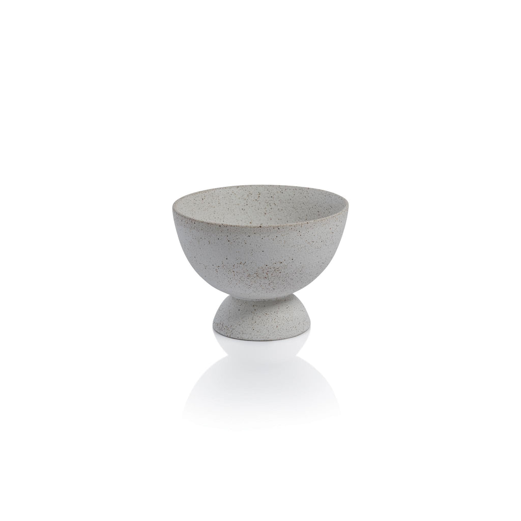 Zodax Carballo Textured Ceramic Footed Bowl