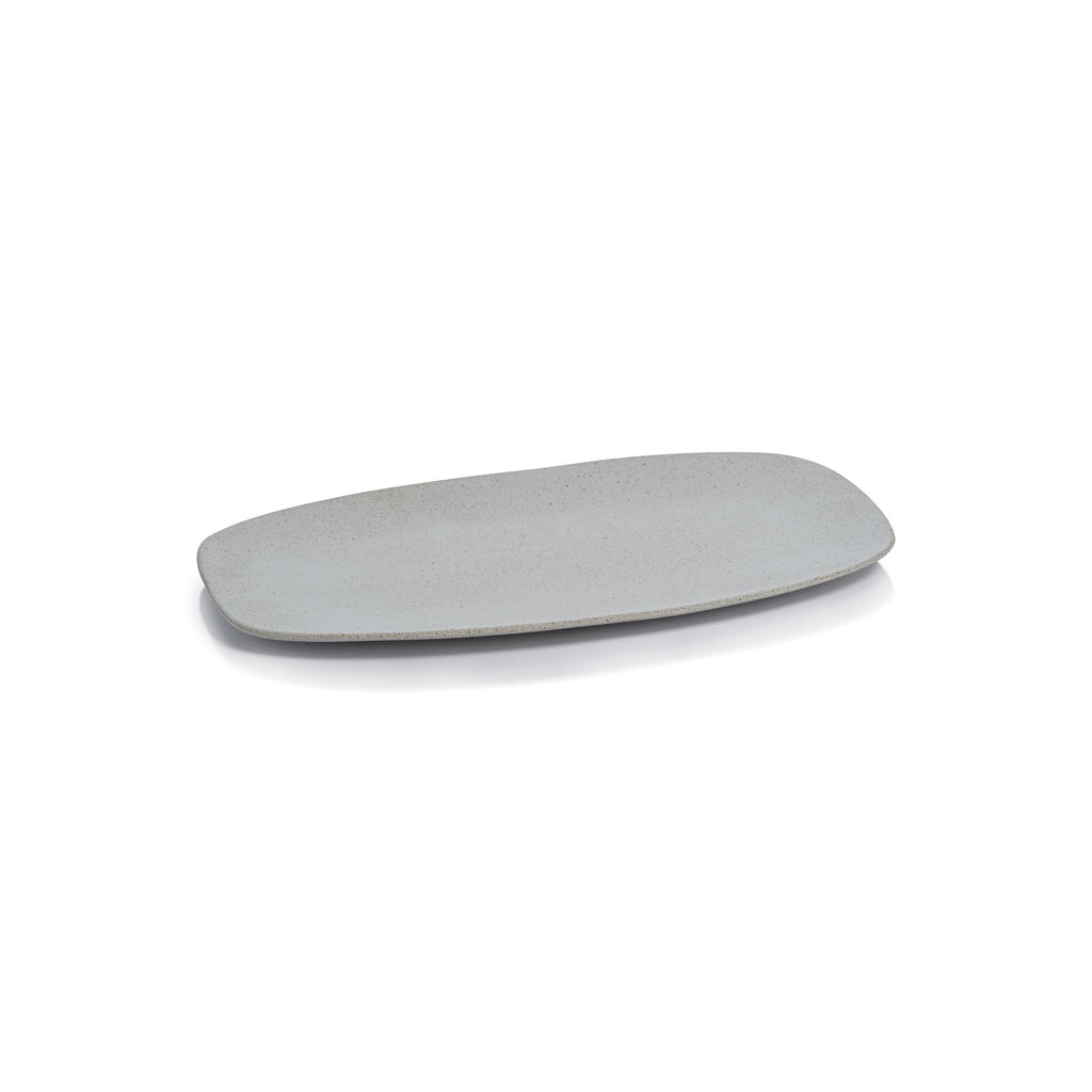 Zodax Small Carballo Ceramic Textured Platter