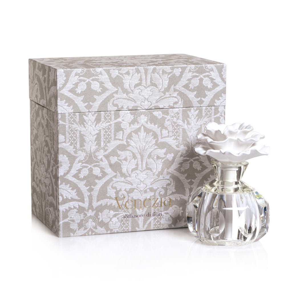 Zodax Alessandra- Bergamot, Orange Flower and Oakmoss Venezia Porcelain Diffuser