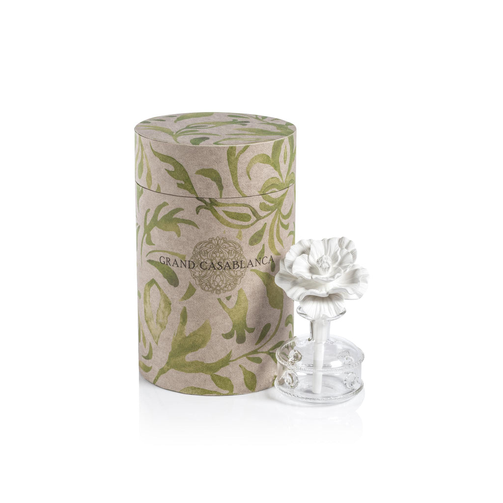 Zodax Wild Tuberose Mini Grand Casablanca Porcelain Diffuser