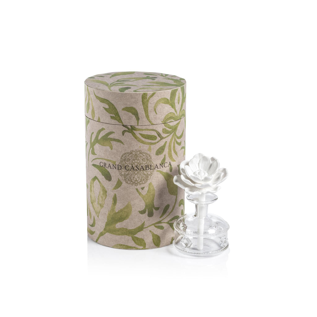 Zodax Water Lotus Mini Grand Casablanca Porcelain Diffuser