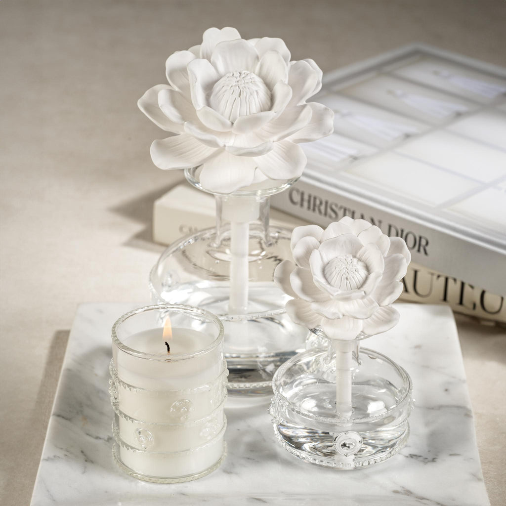 Zodax Magnolia Petals Mini Grand Casablanca Porcelain Diffuser