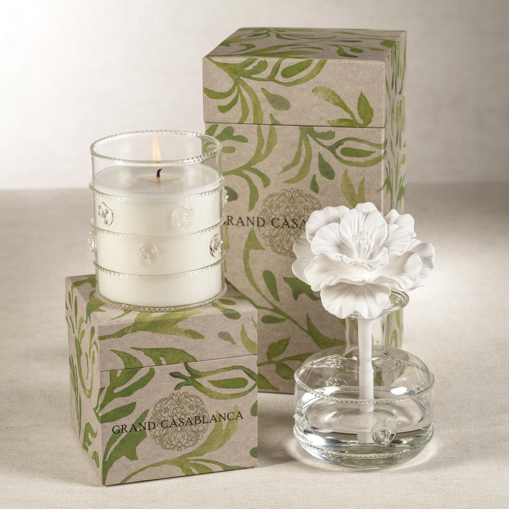 Zodax Wild Tuberose Grand Casablanca Porcelain Diffuser