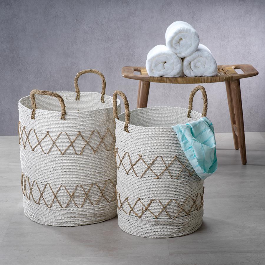 Zodax Sabatino 2-Piece Agel Basket Set