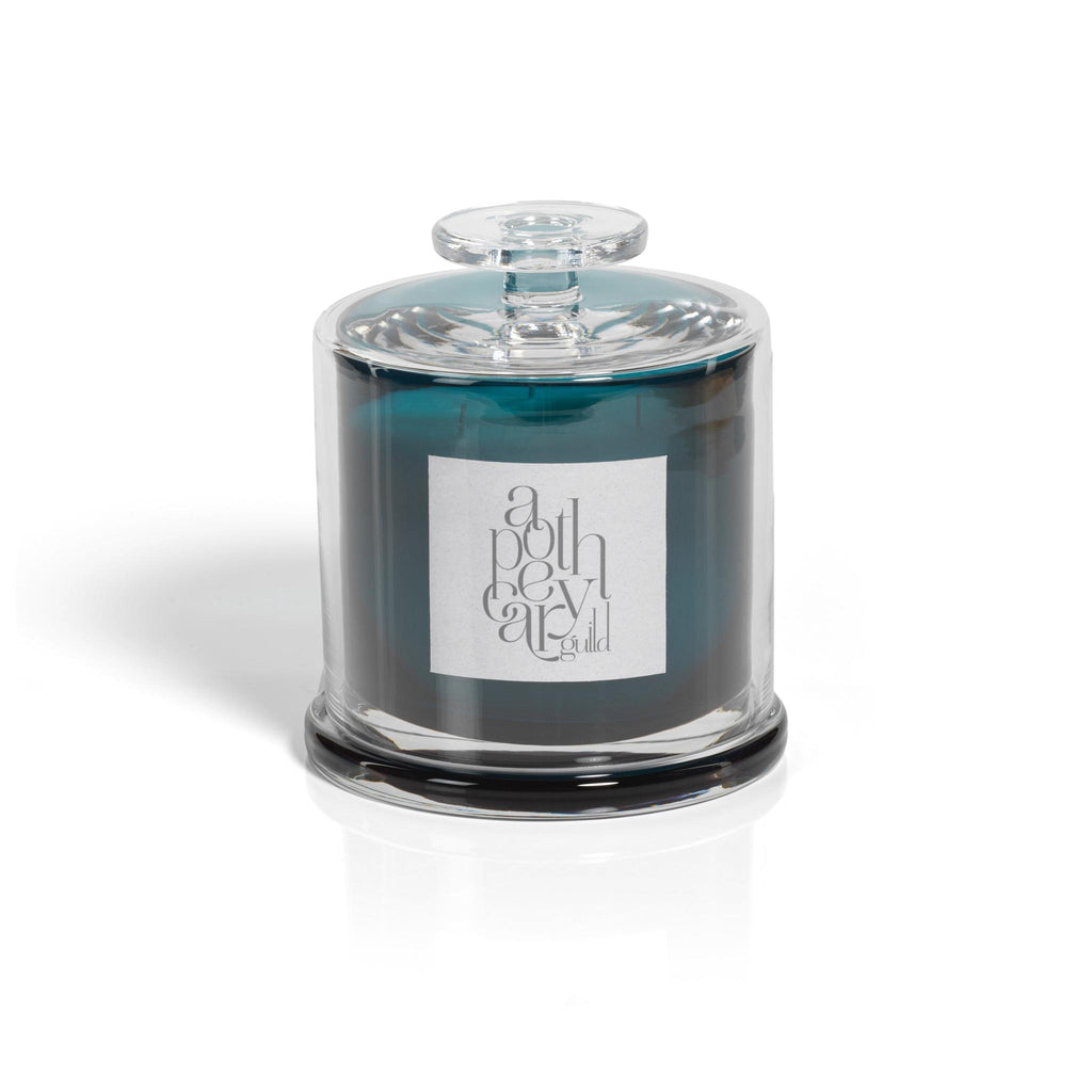 Zodax AG Candle Jar with Cloche, Blue Marine