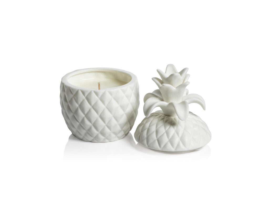 Zodax Small Frisian Ceramic  Pineapple Jar Candle