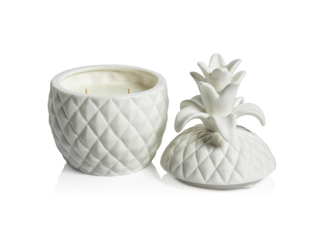 Zodax Large Frisian Ceramic  Pineapple Jar Candle