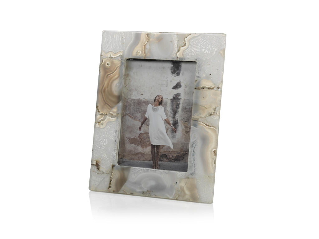 Zodax 5" x 7" Preto Agate Photo Frame