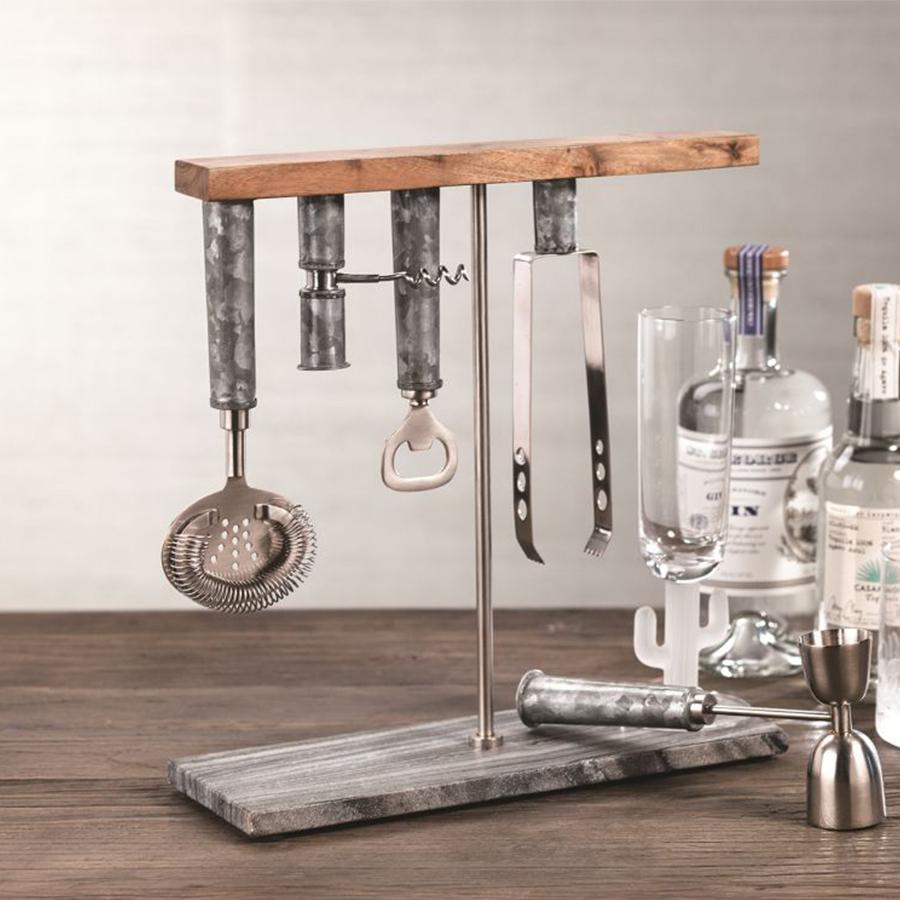 Zodax Kalua 5-Piece Bar Tool Set