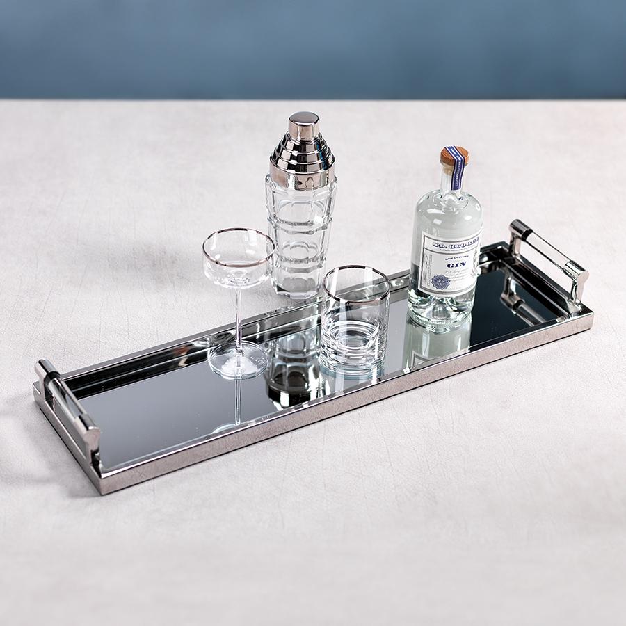 Zodax Kea 28-Inch Long Bar and Vanity Tray