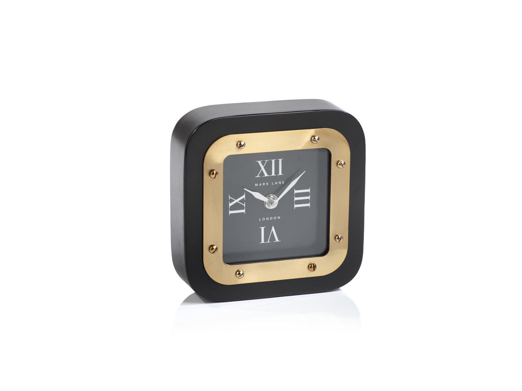 Zodax Large Mark Lane Black Table Clock