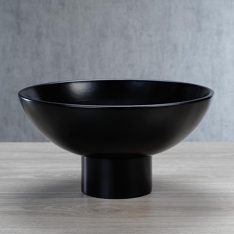 Zodax Black Kumasi Mango Wood Serving Bowl