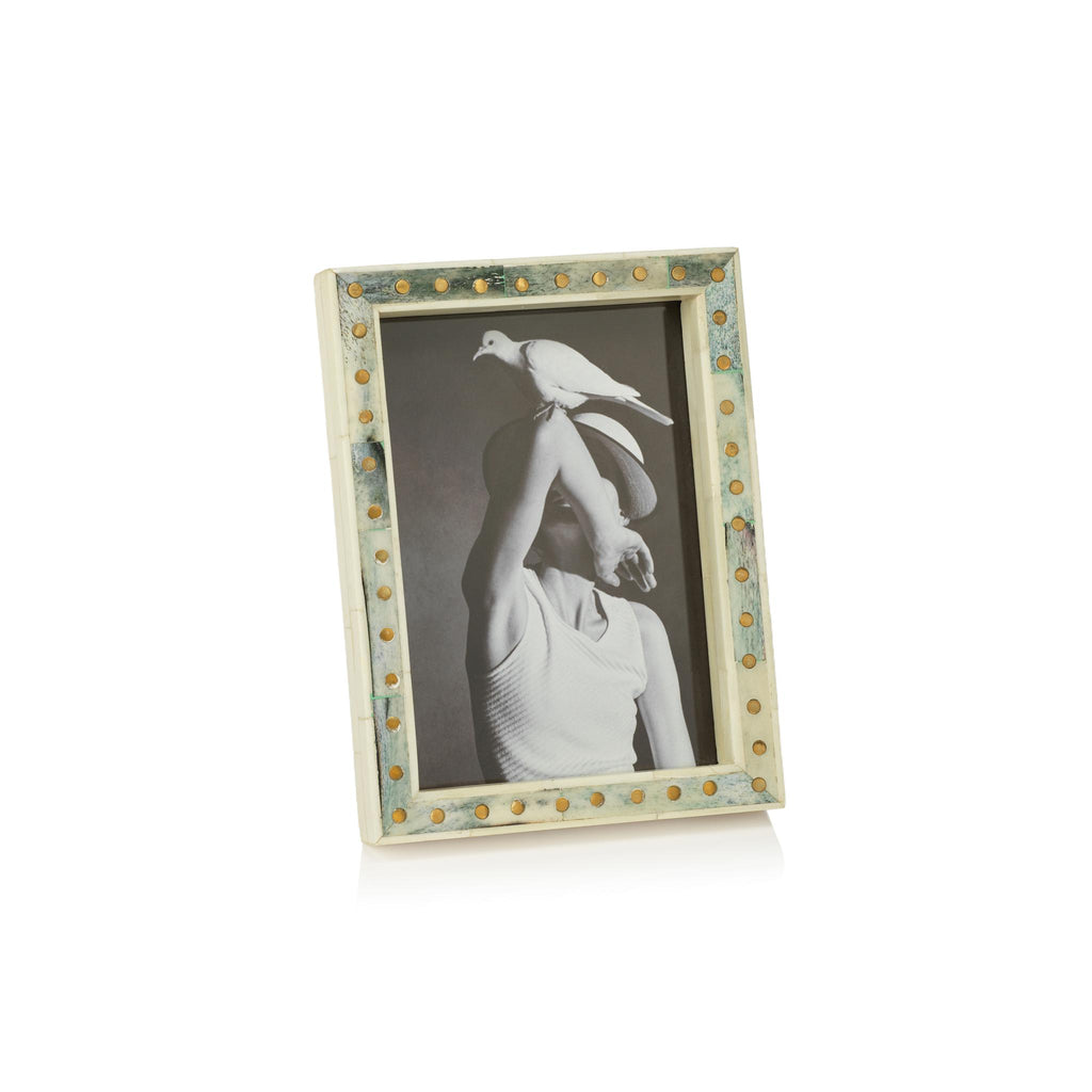 Zodax Lindau Bone Inlay Photo Frame- 5" x 7"