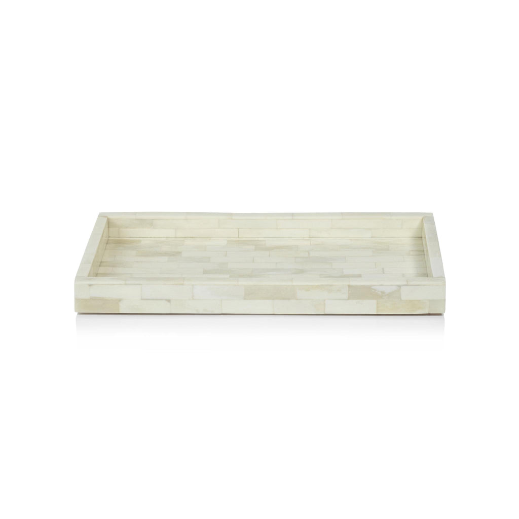 Zodax Mahar Rectangular Bone Inlay Tray