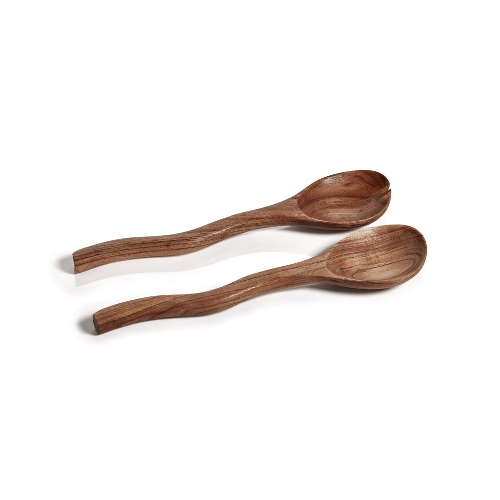 Zodax Ramona Mango Wood Curvy Sever set