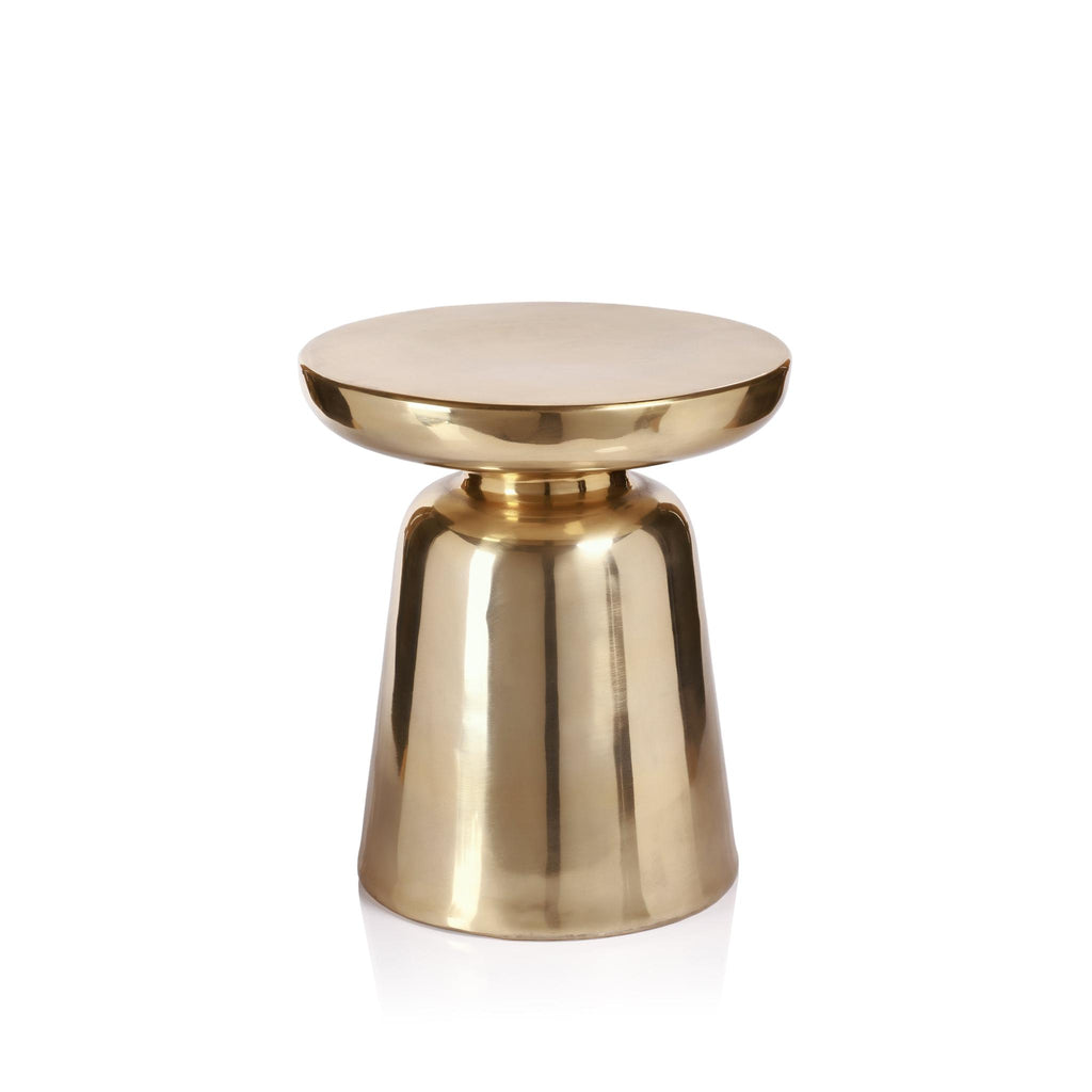 Zodax Cheyenne Gold Metal Side Table