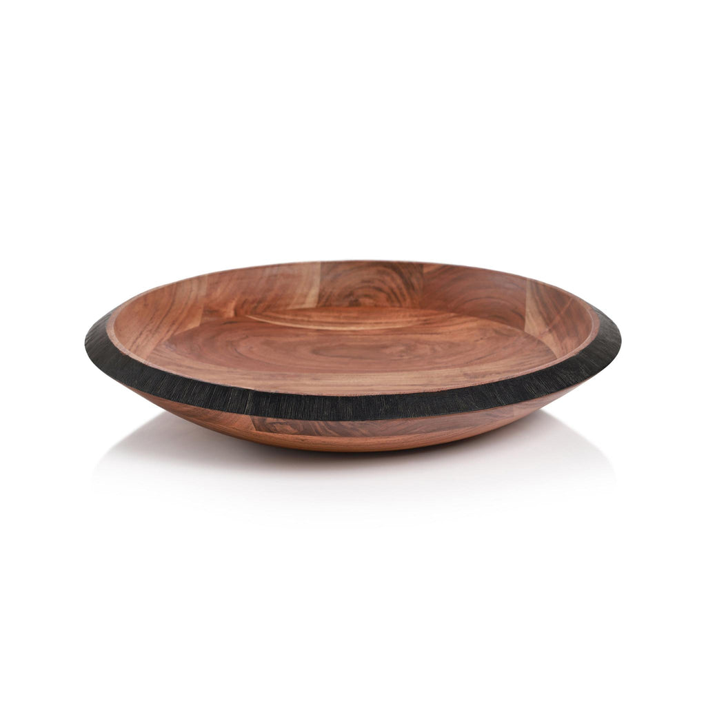 Zodax Dru Acacia Wood Serving Bowl