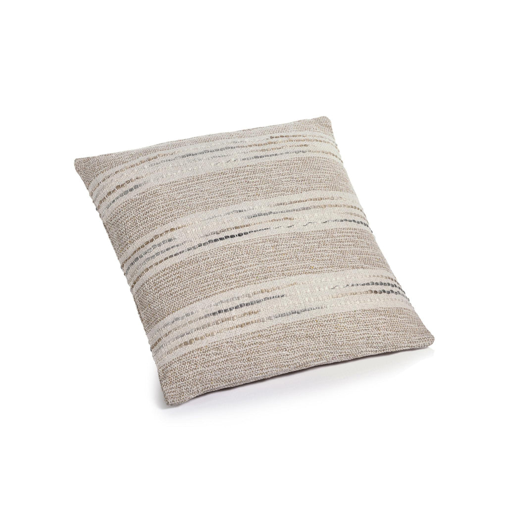 Zodax Magnolia Cotton Stripe Throw Pillows, Set of 2