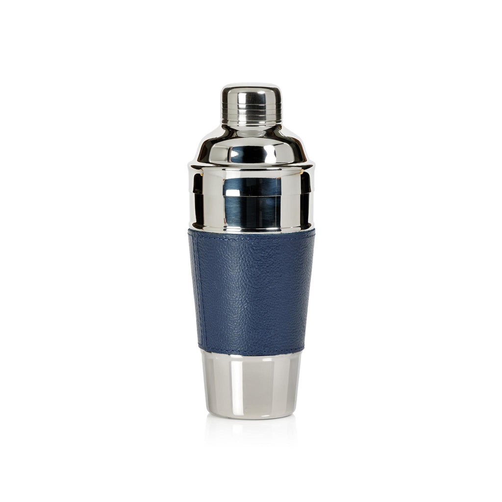 Zodax Lucena Nickel & Leather Cocktail Shaker