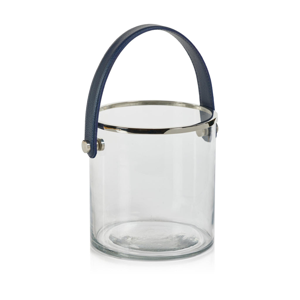 Zodax Lucena 9.5-Inch Wide Glass Ice Bucket