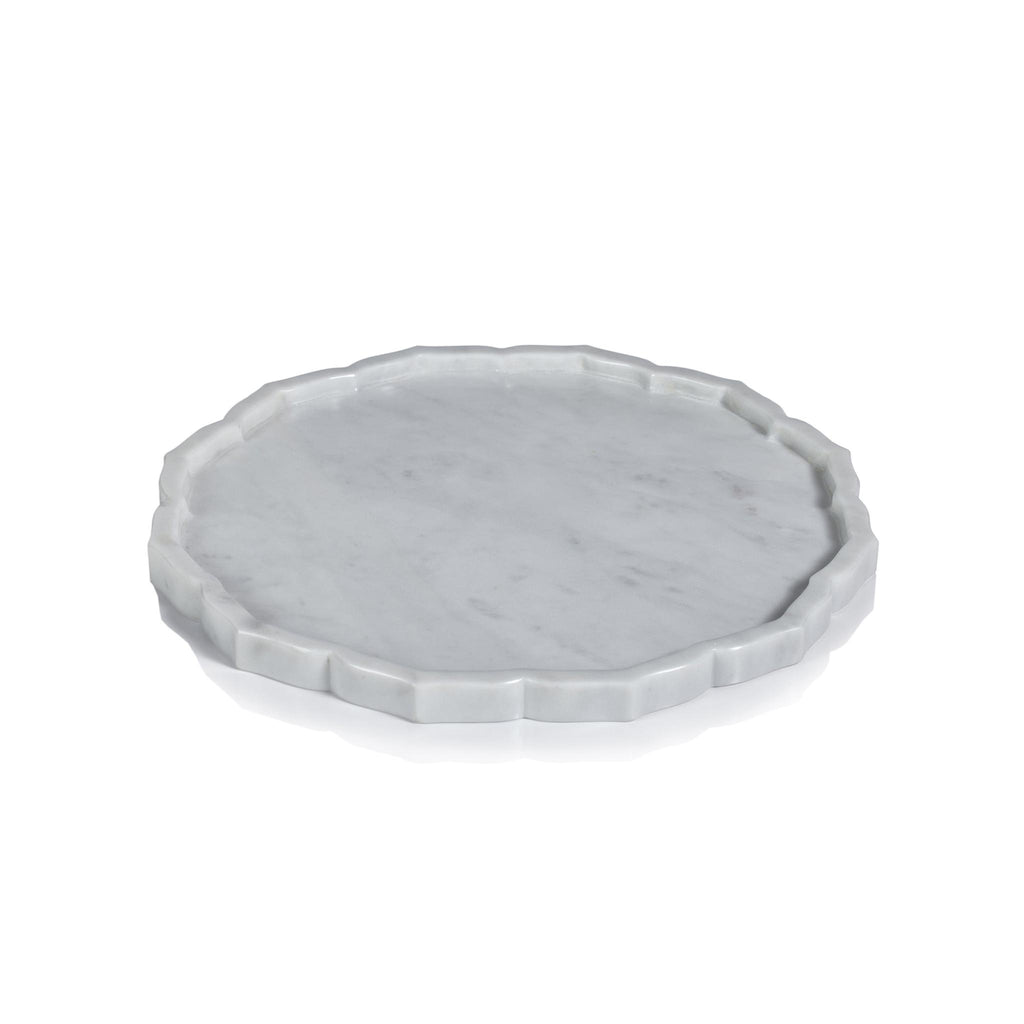 Zodax Armondo Arabesque Marble Serving Tray