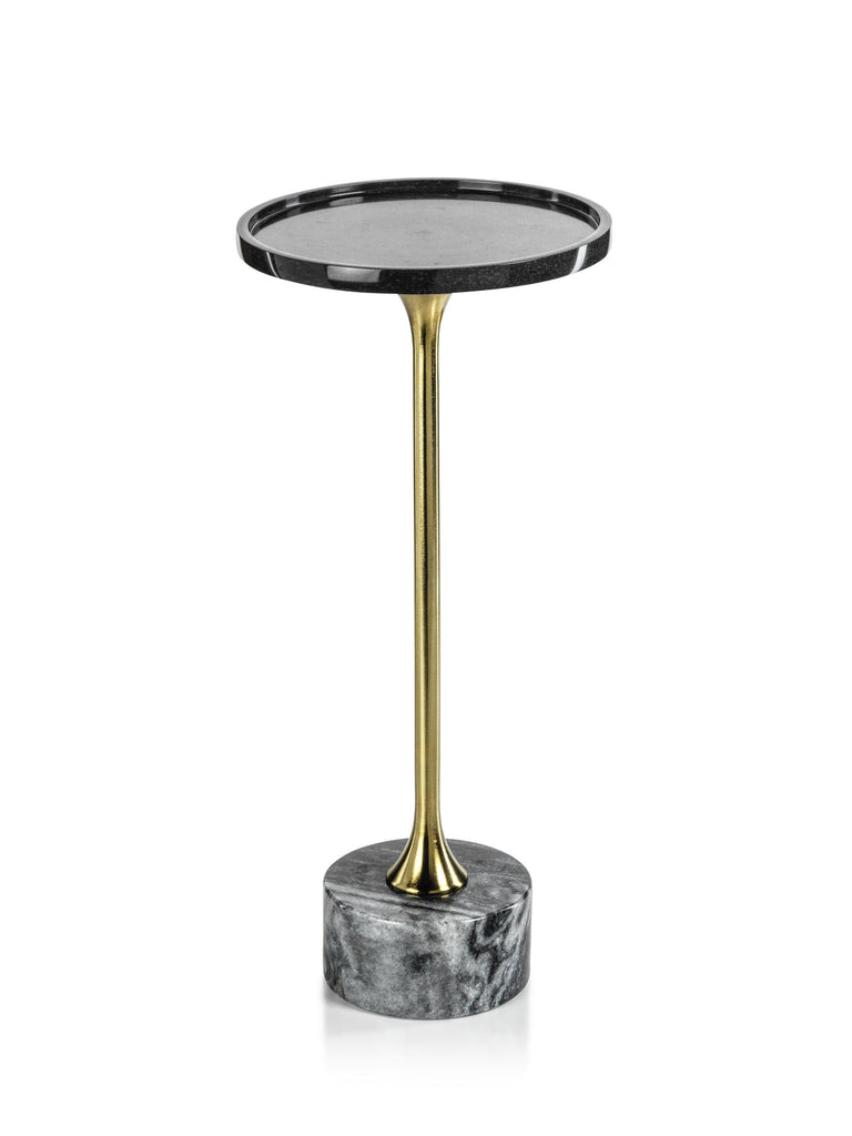 Zodax Black Pordenone Marble Cocktail Table