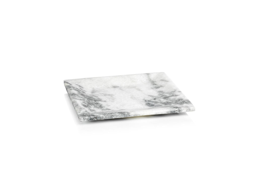 Zodax 8" x 8" Pordenone Marble Trays, Set of 2