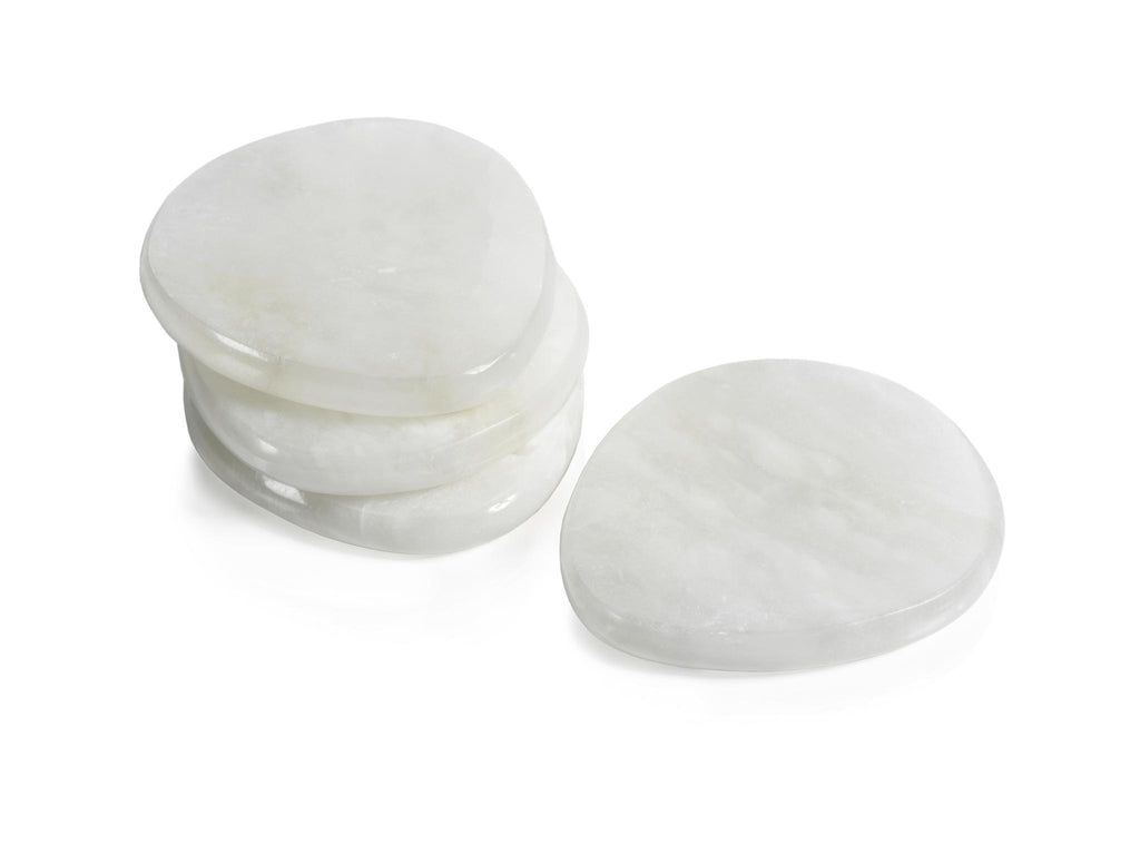 Zodax Bennour Alabaster Coasters, Set of 4