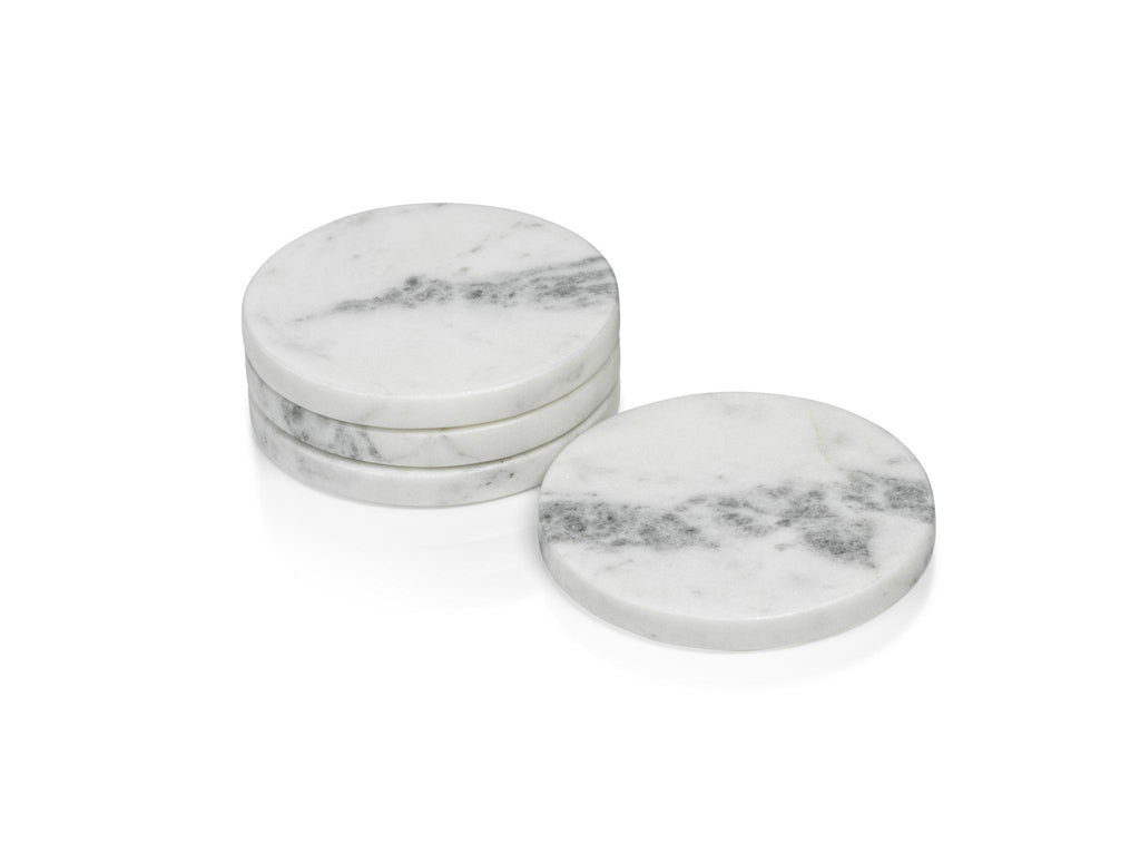 Zodax Saumur Marble Coasters, Set of 8