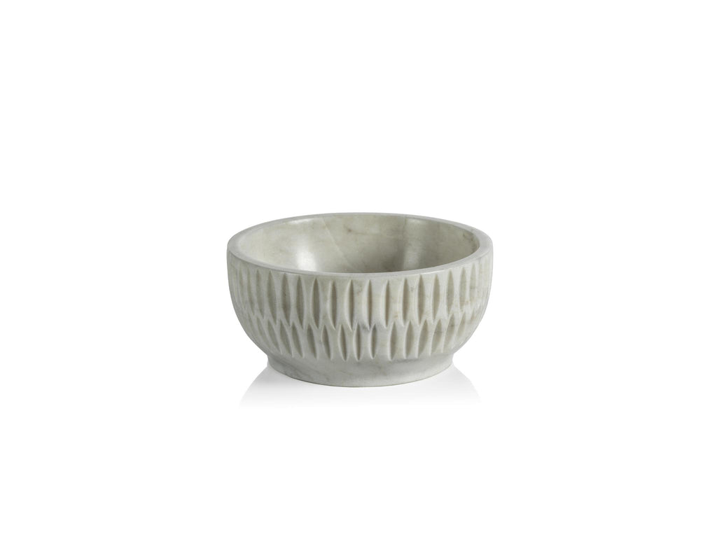 Zodax Fulham Etched Marble Condiment Bowl