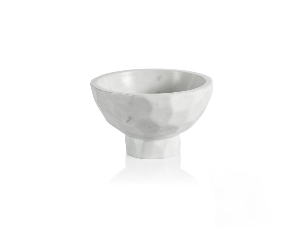 Zodax Fulham Hammered Marble Condiment Bowl