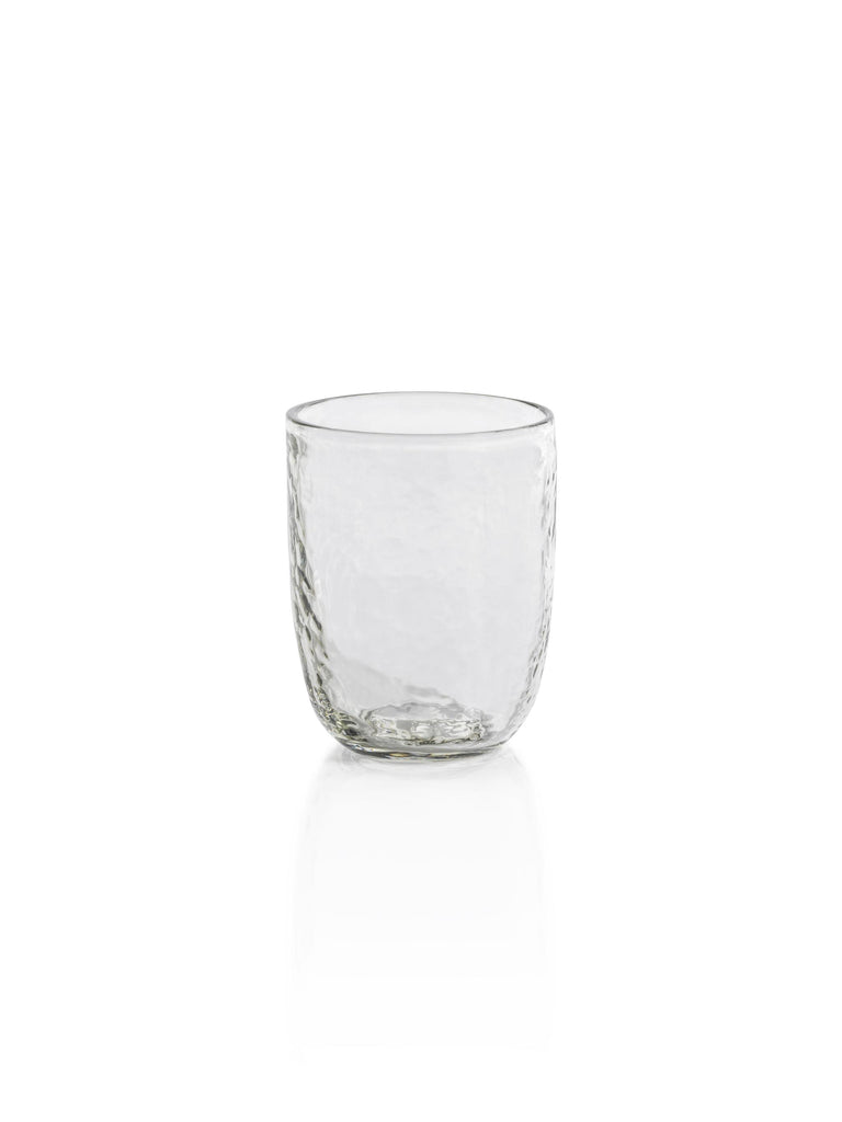 Zodax Pimlico Hammered Tumbler Glasses, Set of 4