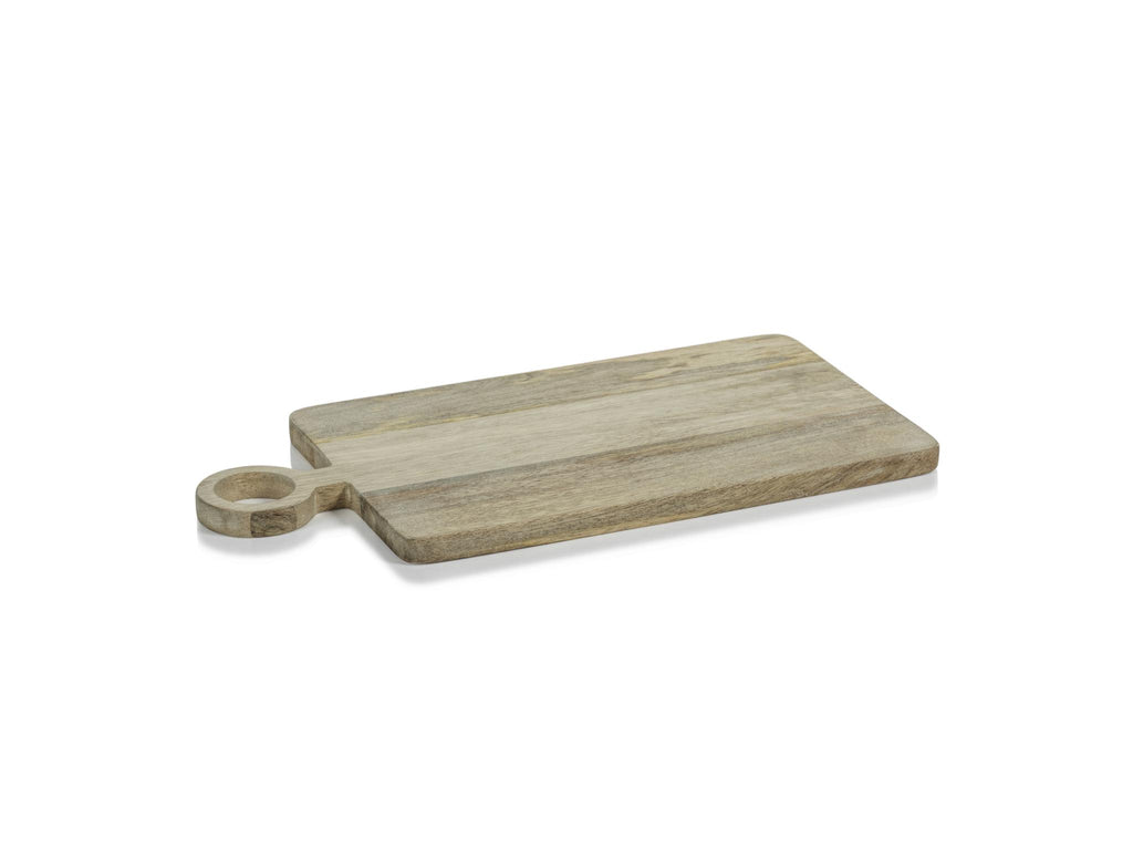 Zodax Medium Ercolano Mango Wood Cheese, Charcuterie & Cutting Board