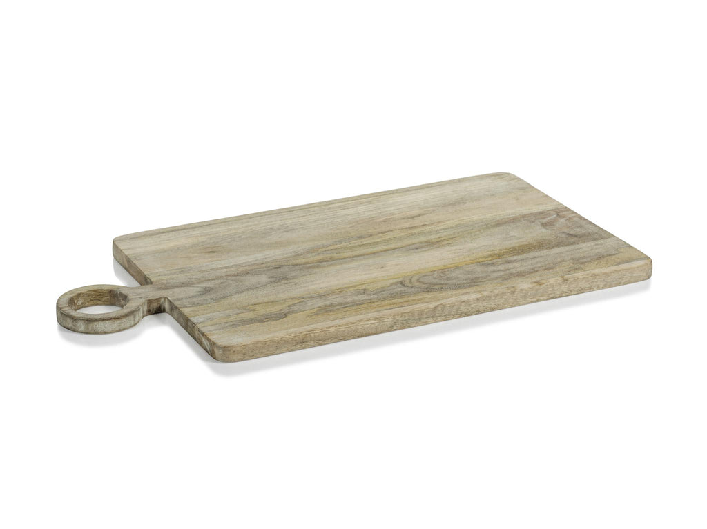 Zodax Large Ercolano Mango Wood Cheese, Charcuterie & Cutting Board